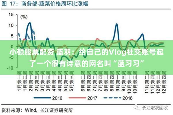 小额股票配资 蓝羽：给自己的Vlog社交账号起了一个很有诗意的网名叫“蓝习习”