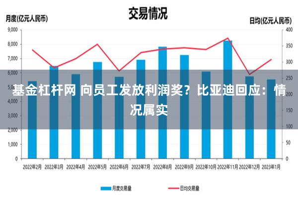 基金杠杆网 向员工发放利润奖？比亚迪回应：情况属实