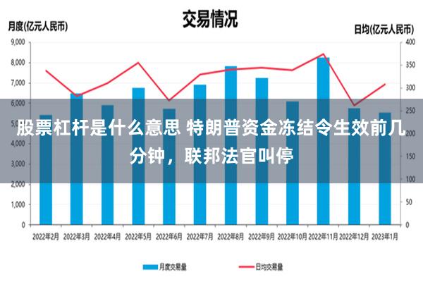 股票杠杆是什么意思 特朗普资金冻结令生效前几分钟，联邦法官叫停